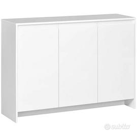 Credenza Moderna a 12 Ripiani Interni in Truciolat