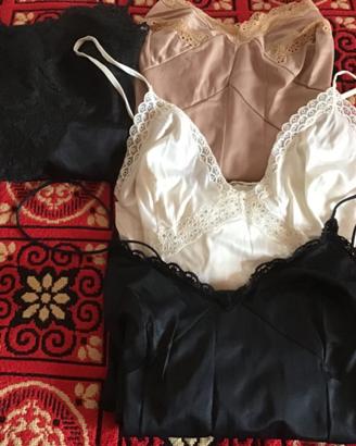 Quattro sottovesti in lycra