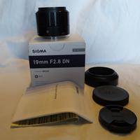 Sigma 19mm F2.8 DN ART e-mount SONY