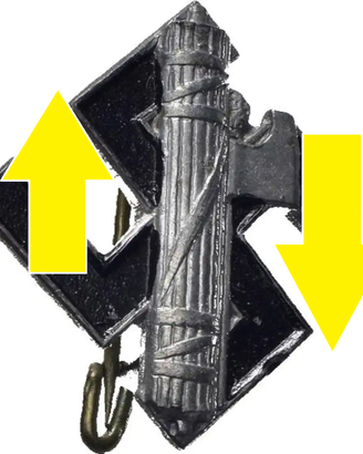 Distintivo Ventennio Patto Acciaio Raro