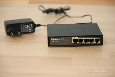 Switch D-Link POE 10/100 5 Port una con POE