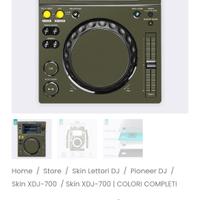 skin xdj 700 pioneer