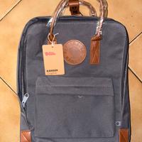 zaino Fjallraven Kanken Grigio e Marrone/Beige