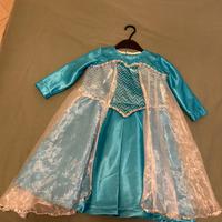 Vestito carnevale di Elsa per bambina