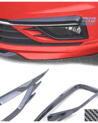 GRIGLIE NEBBIA VOLKSWAGEN VW GOLF 7 17-20 CARBONIO