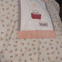 Completo letto con sbarre trapunta e paracolpi