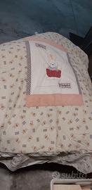 Completo letto con sbarre trapunta e paracolpi