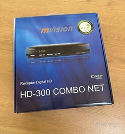 HD-300 COMBO NET  Ricevitore sat+dtt+porta di rete