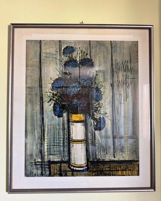 Stampa Bernard Buffet "Vaso di Fiori" 1957