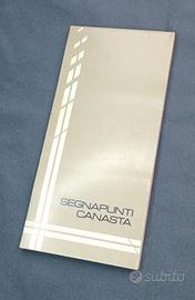 blocchetto segnapunti Dal Negro per Canasta