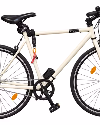 Bici città single speed Elops 500 – Bianca
