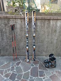 sci più scarponi e porta sci per auto