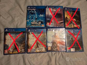 Giochi NUOVI sigillati PS4