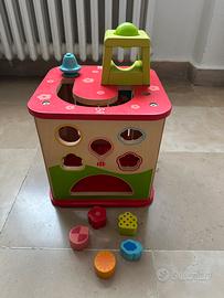 Cubo attività Hape bambini dai 18 mesi