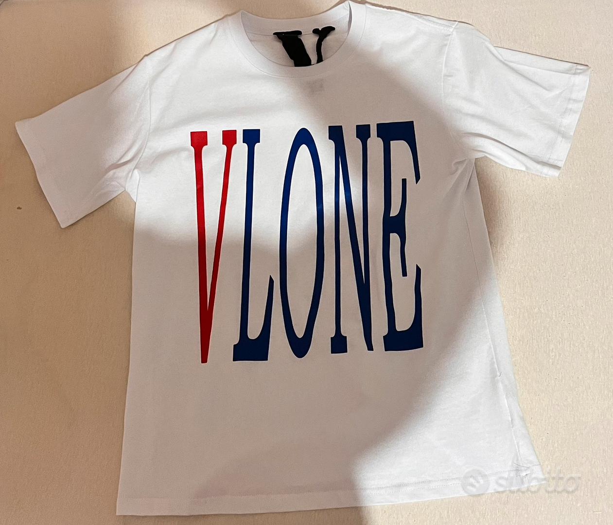 Felpa on sale vlone bianca