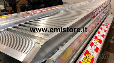 Rampe di carico 4 metri per escavatori e trattori