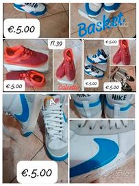 Scarpe sportive e da passeggio.