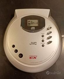 Lettore CD portatile JVC perfetto + custodia