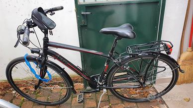 OLYMPIA COLLEGE UOMO 28 21V NERO ROSSO Biciclette In vendita a