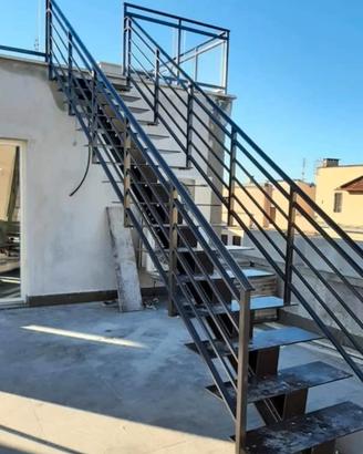 scala a più piani esterna o interna