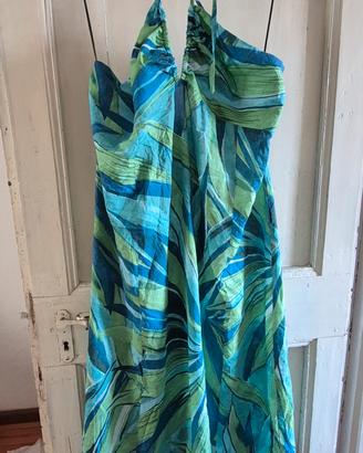 vestito lungo in cotone 