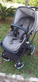 Bugaboo fox grigio con cappottina e pedana bambino