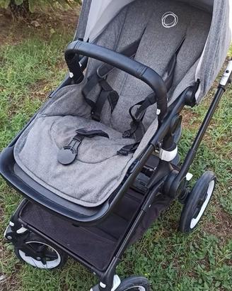 Bugaboo fox grigio con cappottina e pedana bambino