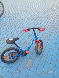 bicicletta 16" Btwin 3-6 anni