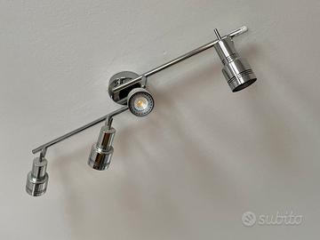 Lampadario 4 faretti led