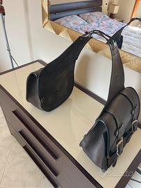 Harley Davidson borse semirigide in cuoio