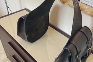 Harley Davidson borse semirigide in cuoio