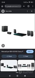 Sony BDV E2100
