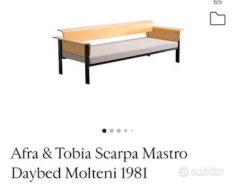 "Day bed" di Molteni. disegno di A. e Tobia Scarpa