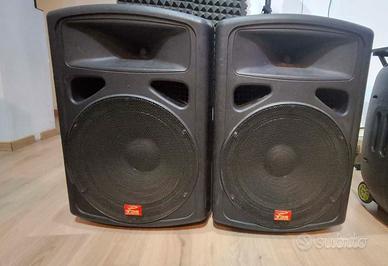 Casse DJ Biamplificate professionali 400 w TDS 
