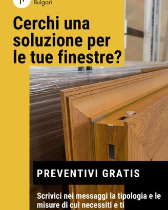 infissi finestre pvc su misura
