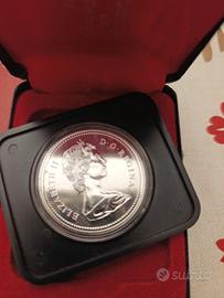 moneta dollaro canadese in argento 