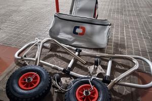 ruote di alaggio, scaletta, borsa sotto panca