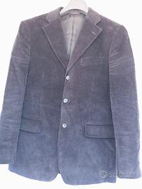 Completo abito sardo velluto da uomo 