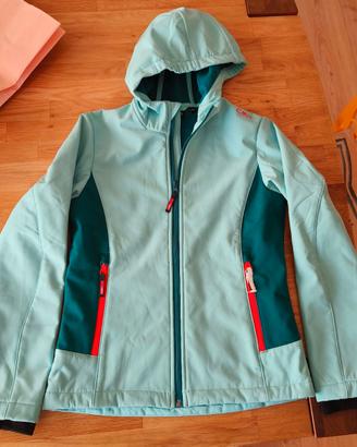 Giacca softshell con cappuccio fisso CMP bambino