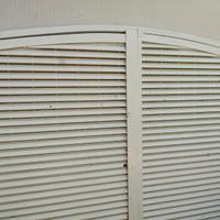 Cancello da ingresso bianco