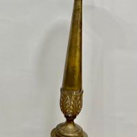 Antiquariato candelabro in ottone fine’900