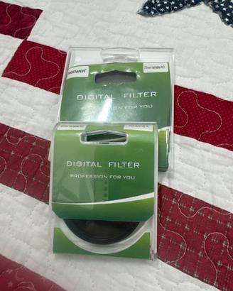 Filtri ND variabili per ottica da 72mm e 52mm
