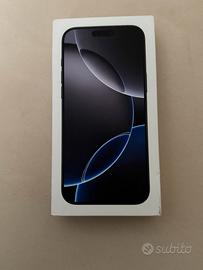 Iphone 16 ProMax 256gb Nero