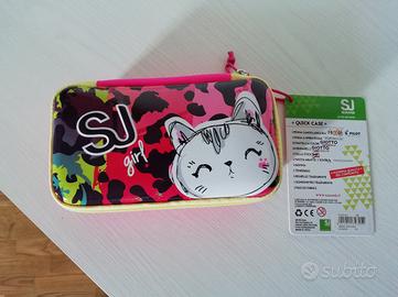 Astuccio quick case SJ Girls con penne e colori
