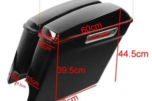 Borse laterali allungate Harley Davidson 