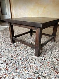 Tavolino legno massello