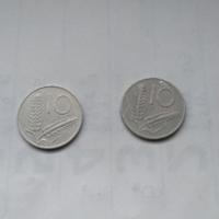 Lotto monete da 10 lire