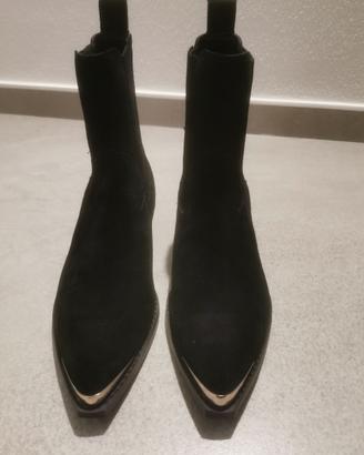 Stivaletto Guess Pelle Scamosciata Nero Taglia 38