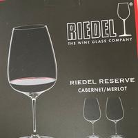 Calici Riedel Reserve Cabernet/Merlot nuovi