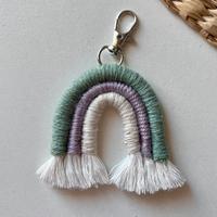 Portachiavi in macramè